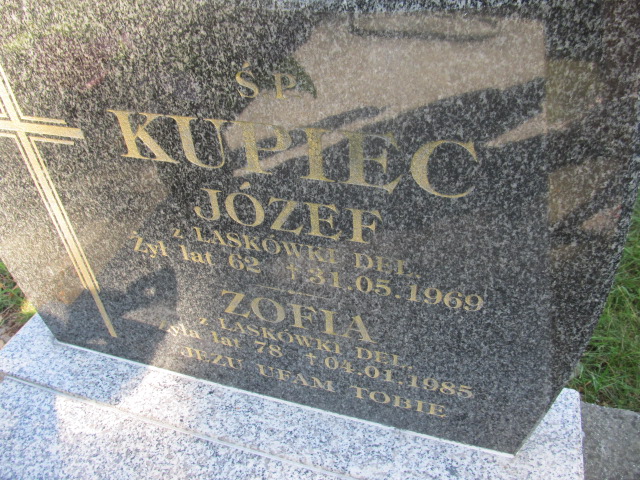 Zofia Kupiec Delastowice - Grobonet - Wyszukiwarka osób pochowanych